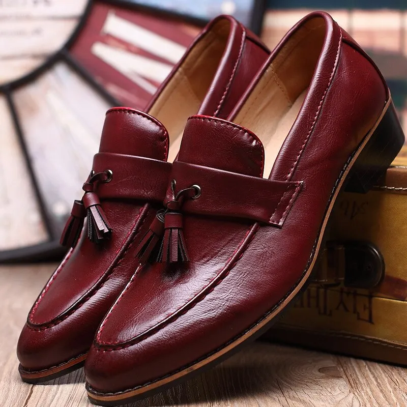 Trotters Loafers Men's Tassels Leather Oxford Dress Shoes