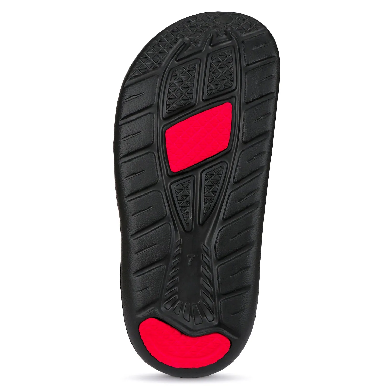 Bersache Extra Soft Classic Casual with Back Strap Regular wear with Ultra Soft & Flexibility Technology Flip-Flop for Men's/ boy,s - 6029 (Red) Inside Outside Slippers