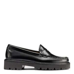 G.H. Bass Women's Whitney Super Lug Weejuns Loafer in Black Loafers Casual Outfit
