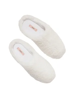 Silver Slippers Eberjey Women Sherpa Slippers Ivory