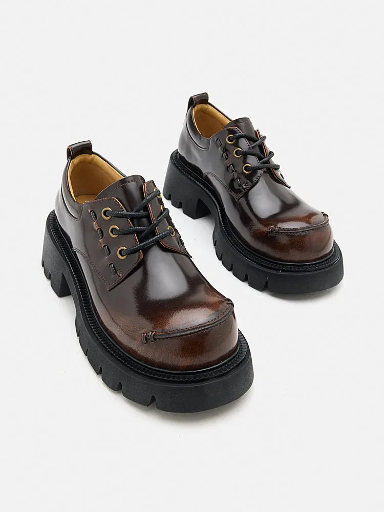 Stretch Loafers Edythe Chunky Lace-Up Loafers