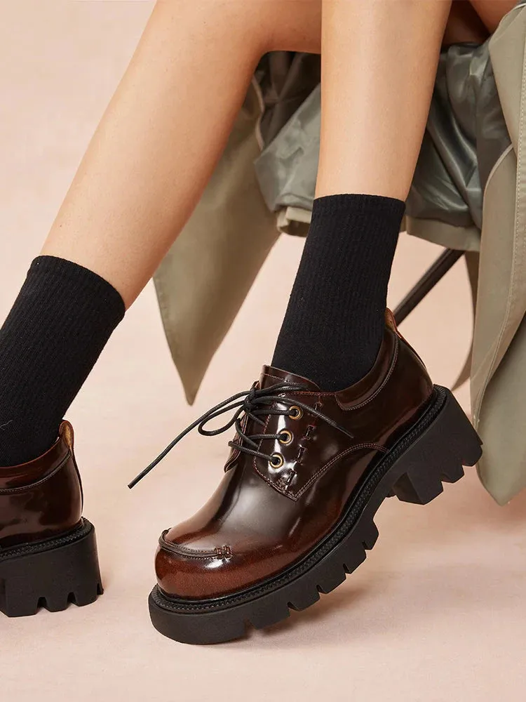 Loafers Mules Edythe Chunky Lace-Up Loafers