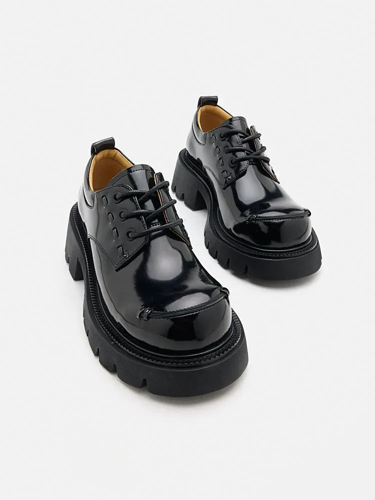 Edythe Chunky Lace-Up Loafers Chaussure Loafers