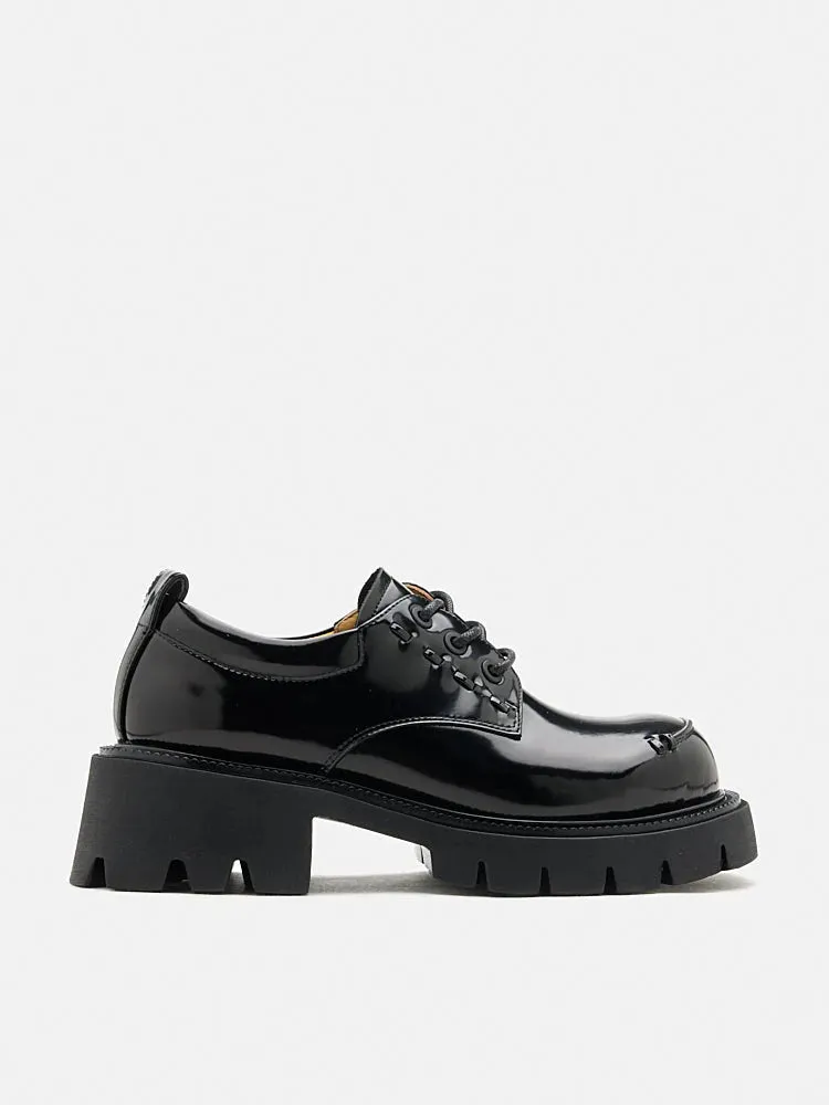 Street Style Loafers Edythe Chunky Lace-Up Loafers