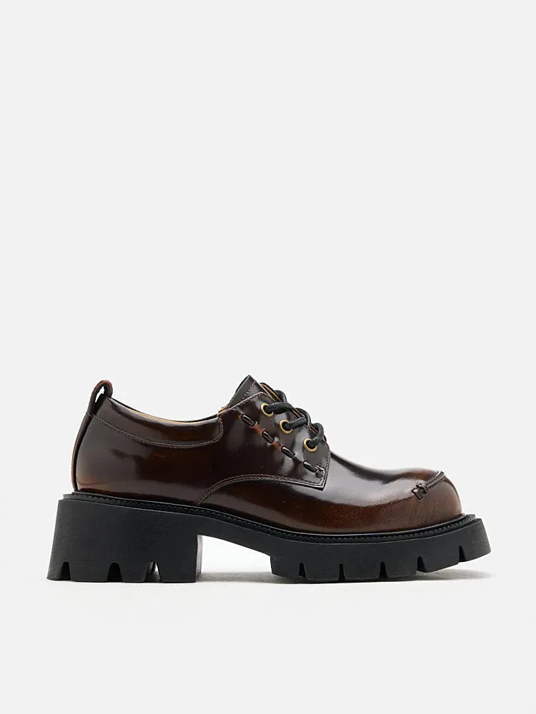 Edythe Chunky Lace-Up Loafers Loafers Ralph Lauren