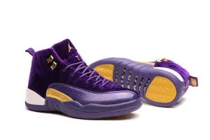 Nike Air Jordan 12 Retro Purple Velvet Shoes Basketball Men !!! CYBER MONDAY SALE !!! Best Asics Shoes For Bad Knees