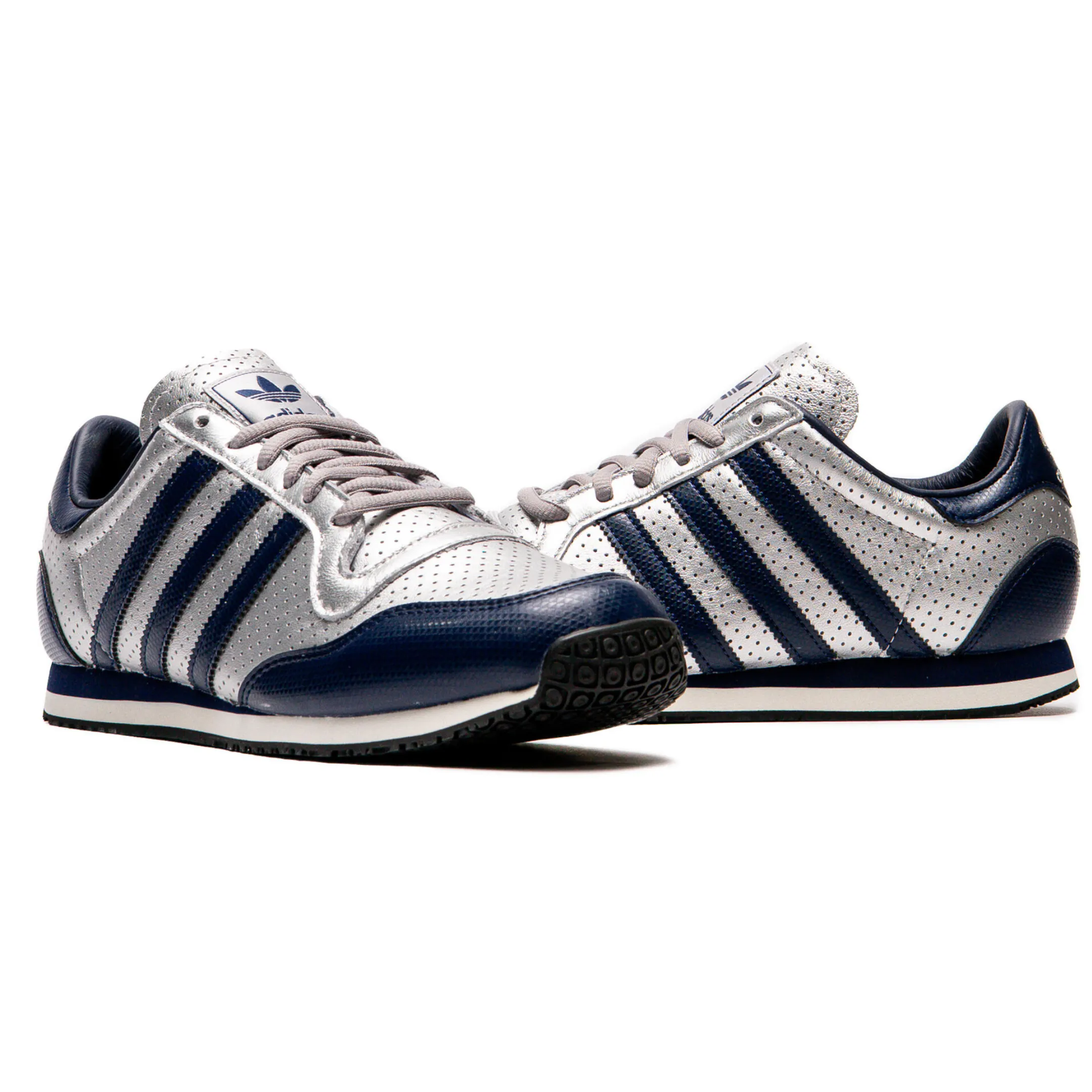 Adidas Shoes Origin Adidas Men's Galaxy OG Silver Metallic/Night Indigo/Off White