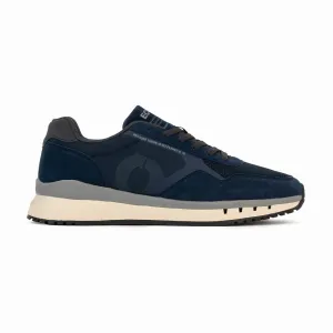 ECOALF NAVY SICILIA TRAINERS FOR MEN Leopard Print Slip On Sneakers