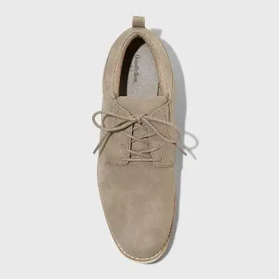 Goodfellow & Co Men's Lace-Up Casual Oxford Sneakers Faux-Suede Extra Padding Flatform Slip On Shoes
