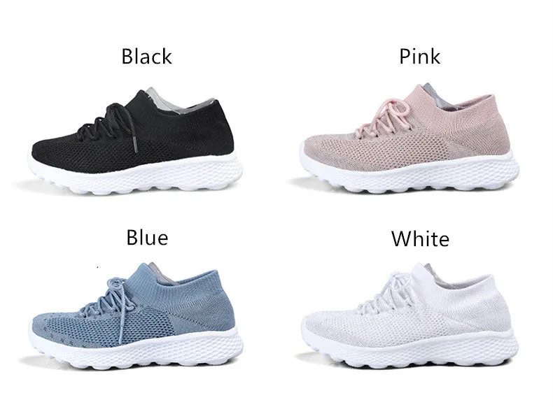 Leopard Slip On Sneakers Casual Fashion Breathable Women Walking Sneakers