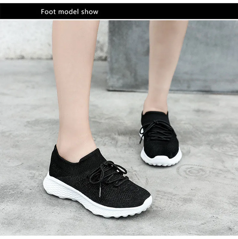 Leather Dress Sneakers Casual Fashion Breathable Women Walking Sneakers