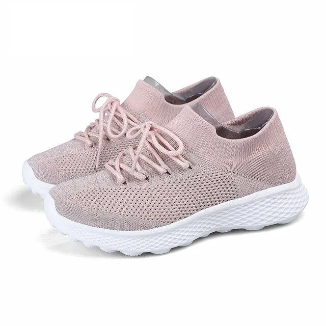 Best Sneakers For Running And Gym Casual Fashion Breathable Women Walking Sneakers