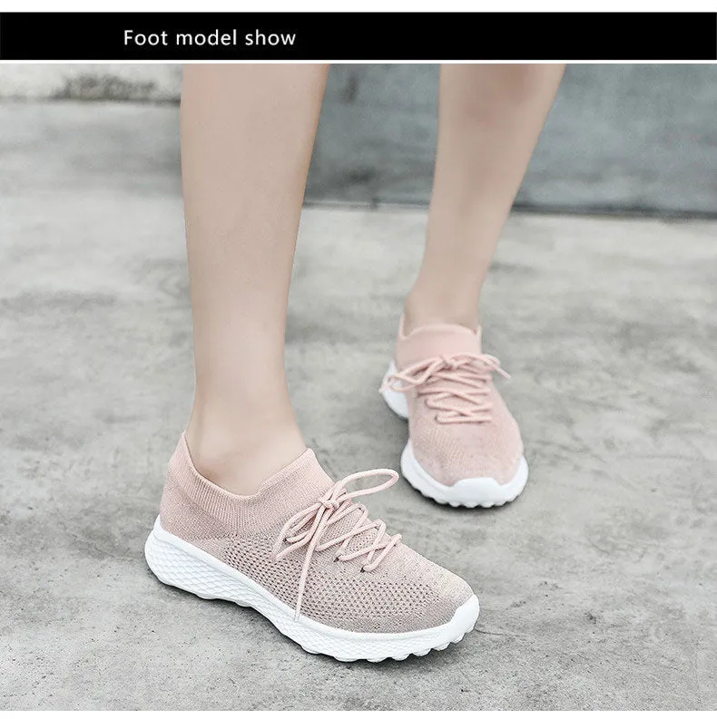 Casual Fashion Breathable Women Walking Sneakers New York Giants Sneakers