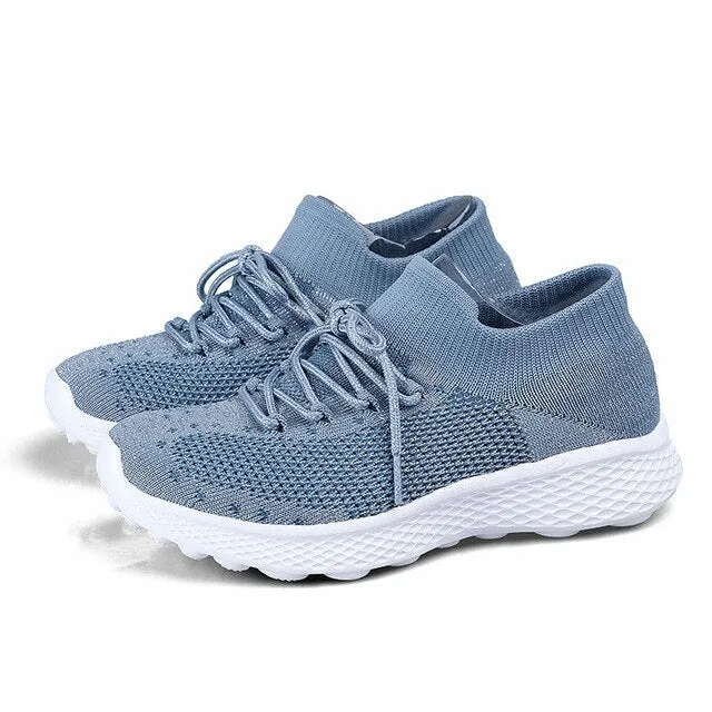 On Sale Sneakers Casual Fashion Breathable Women Walking Sneakers