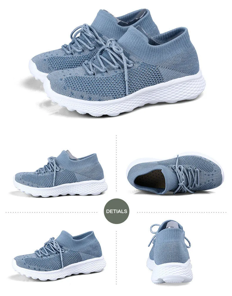 Ecco Sneakers Casual Fashion Breathable Women Walking Sneakers