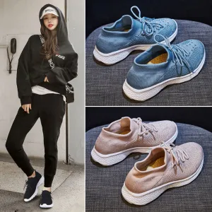 Casual Fashion Breathable Women Walking Sneakers Best Platform Sneakers