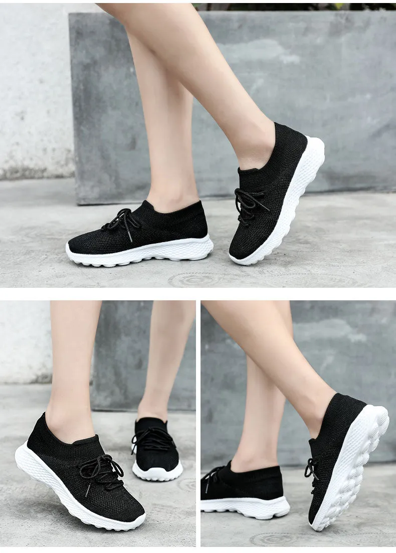 Casual Fashion Breathable Women Walking Sneakers Dance Sneakers Near Me