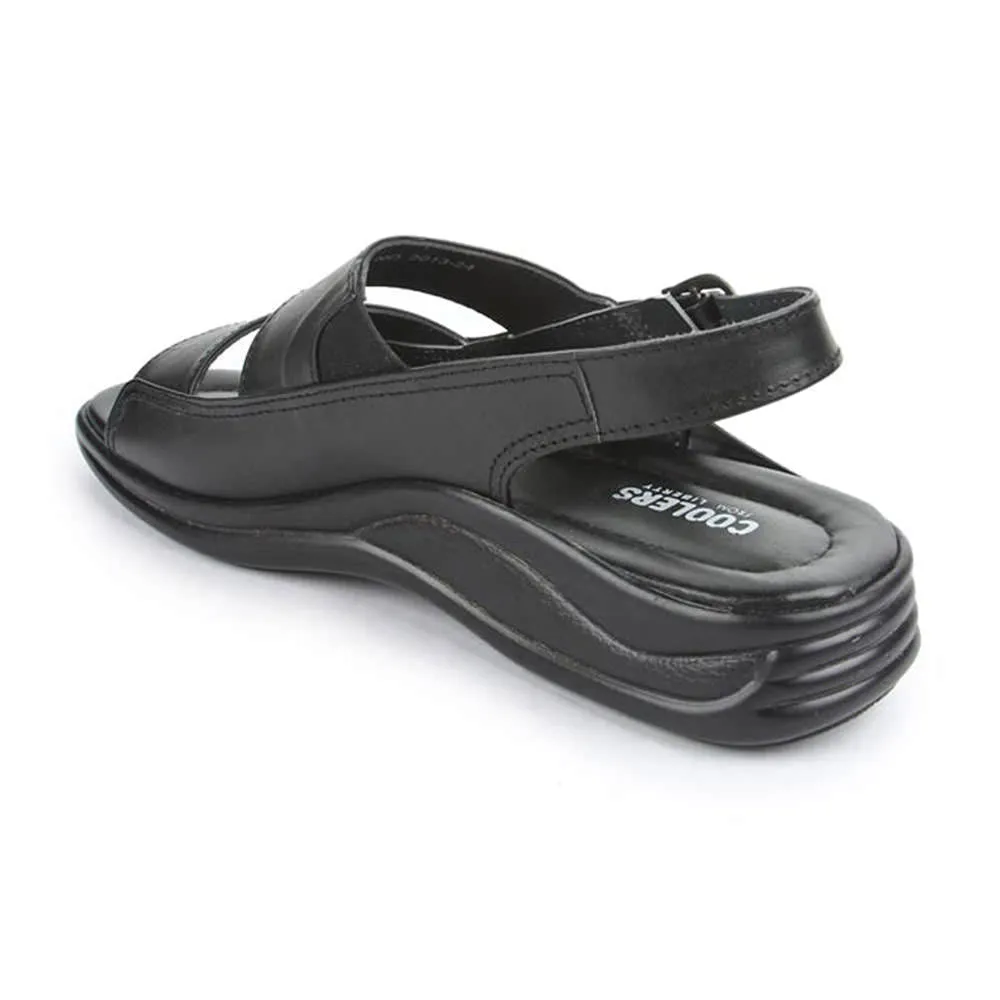 Coolers Formal (Black) Sandals For Men 2013-24 By Liberty Step In Slippers
