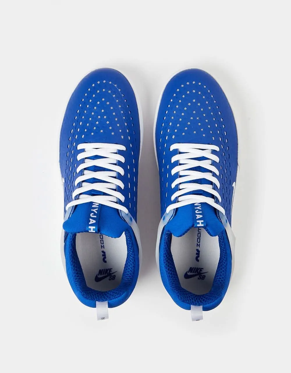 Nike SB Zoom Nyjah 3 Skate Shoes - Game Royal/White-Game Royal-Game Royal Asics Tennis Shoes Novak