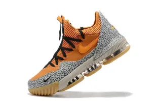 Asics Shiny Shoes Nike Lebron XV 16 Low 'Safari' Orange Cement Men Shoes Sale Basketball  Sneaker Size US 7-12