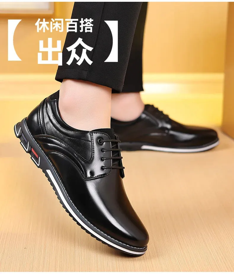 Flat Mary Jane Shoes Double Strap Elastic Band Shoes for Men Brand Casual Shoes Men Leather Shoes Soft Flat Business Man Footwear 2024 Elastic Shoe Mouth Sneakers