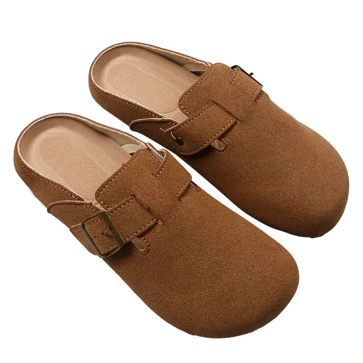 Killreal Women Flats Backless Loafers Shoes Slip On Slippers Casual Shoes Waterproof Loafers