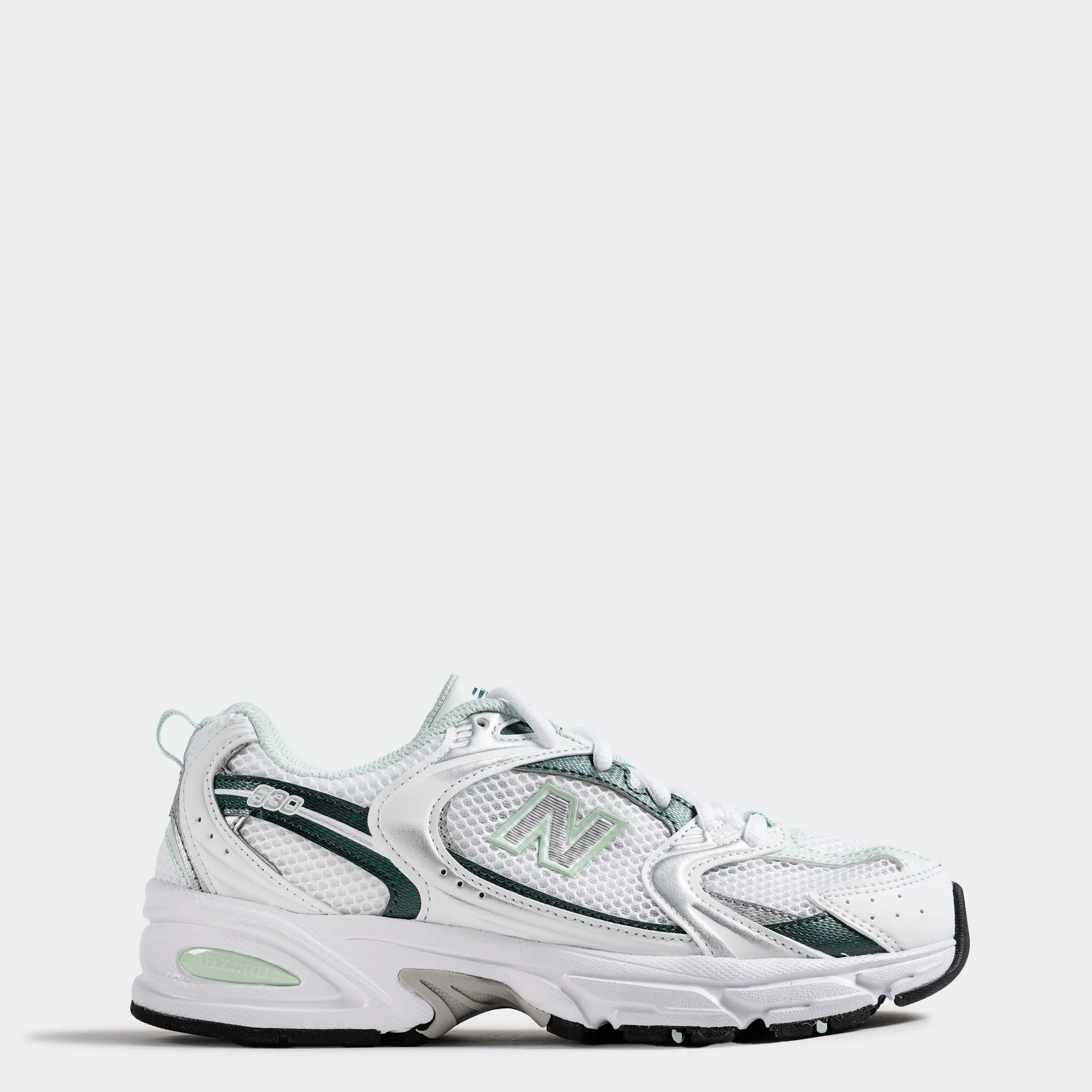 Unisex New Balance 530 Shoes White/ New Spruce New Balance 574 Running Shoes