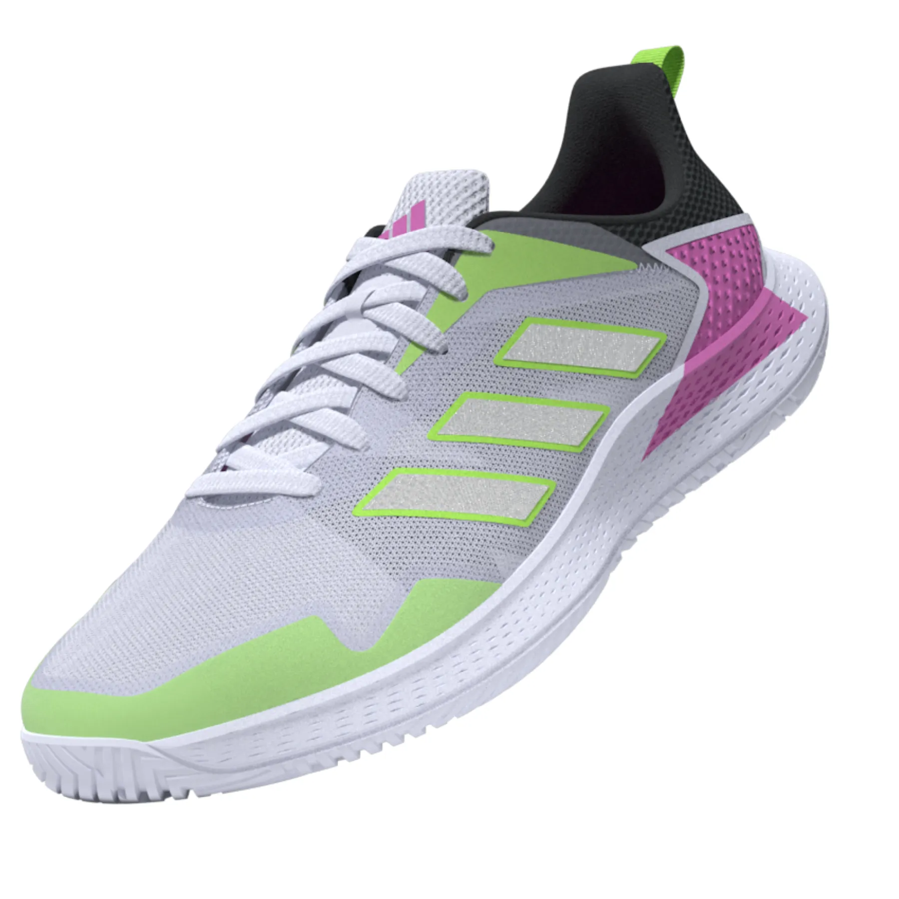 Adidas Terrex Running Shoes Adidas Performance Defiant Speed Men Tennis Shoes - Crystal White/Silver Metallic/Carbon