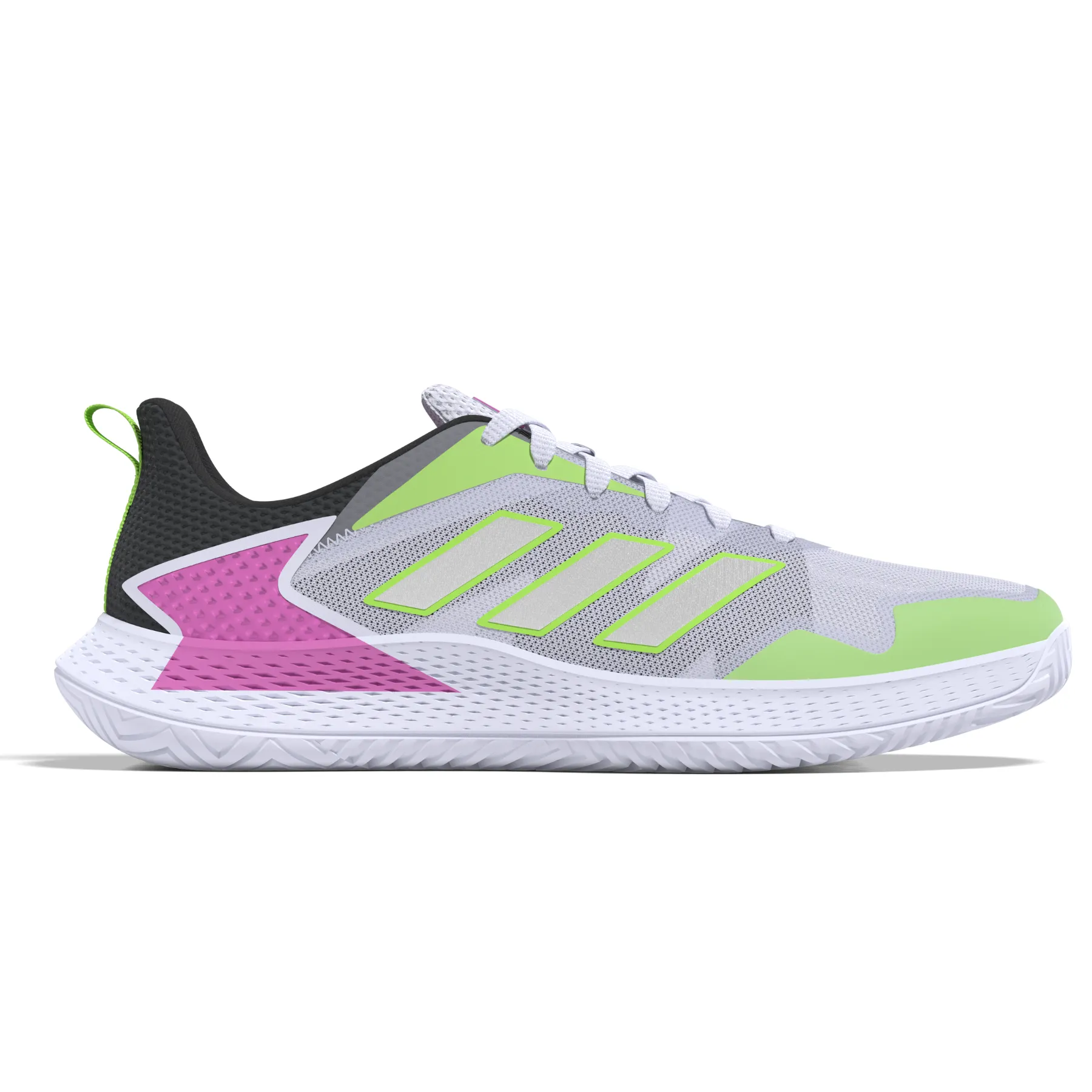 Adidas Performance Defiant Speed Men Tennis Shoes - Crystal White/Silver Metallic/Carbon Adidas And Bape Shoes