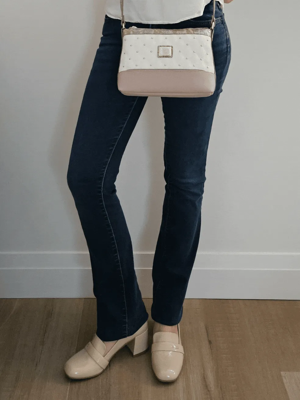 Leather Loafers Women Enchant Block Heel Loafers