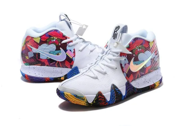 Nike Kyrie 4 Madness NCAA White Multicolor Basketball Shoes Sneaker !!! CYBER MONDAY SALE !!! Asics Gel Nimbus 20 Sp Running Shoe