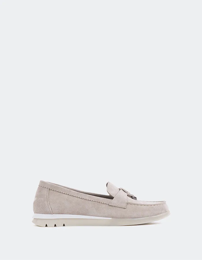 Traveler Penny Loafers Suede Everlane Taupe Suede