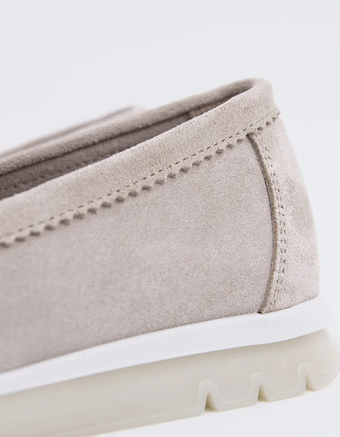 Everlane Taupe Suede Loafers Moccasins