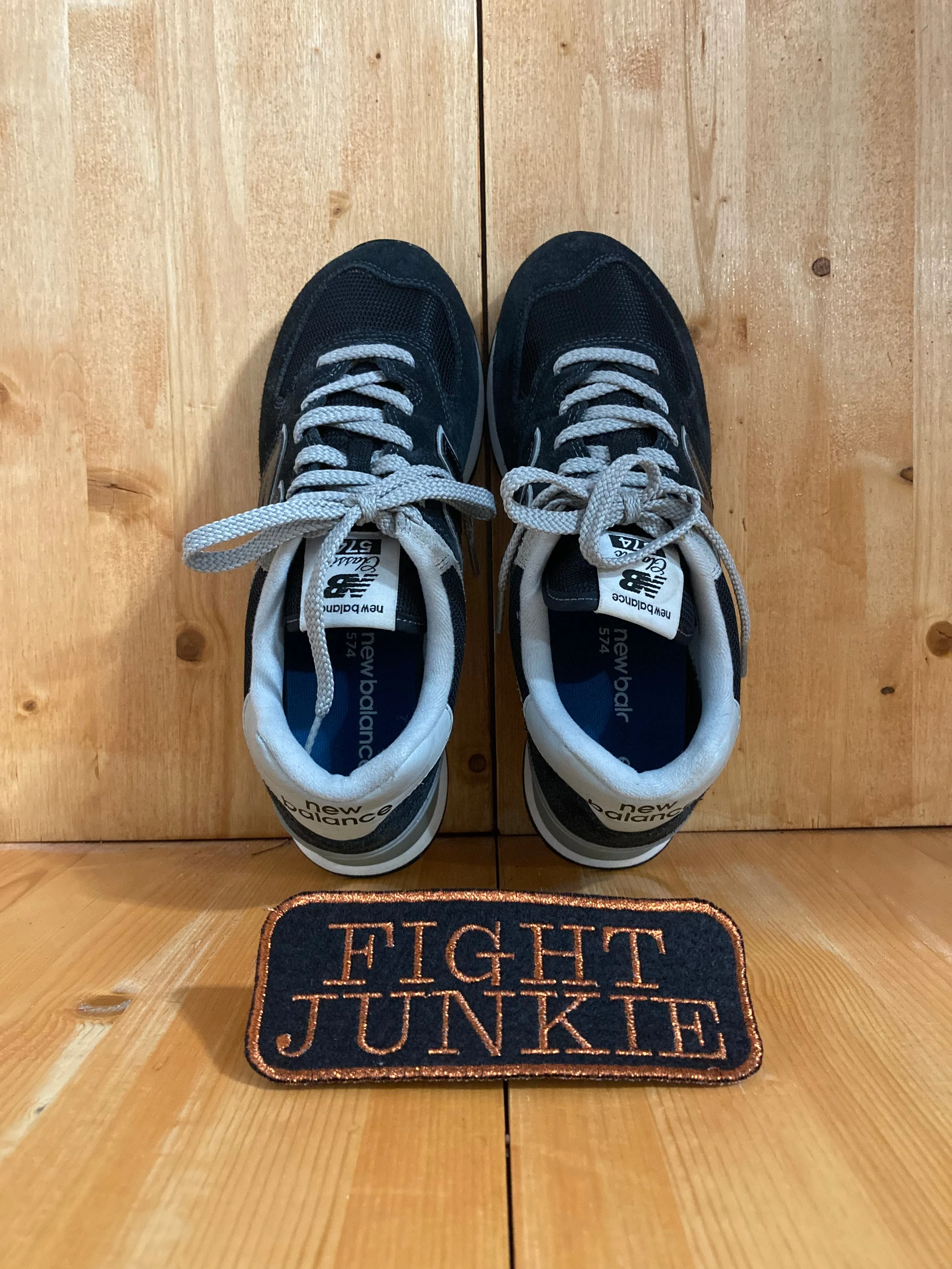 New Balance Shoes Schaumburg Il NEW BALANCE CLASSIC 574 Women Size 9B Suede Shoes Sneakers Black & Gray WL574EB