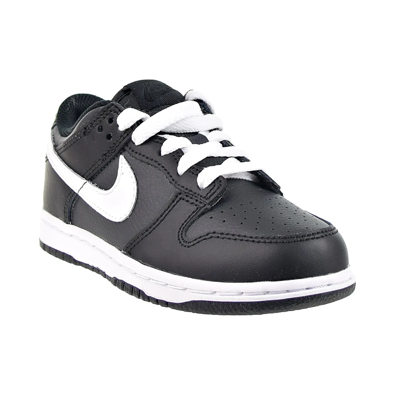 Nike Dunk Low (PS) "Black Panda" Little Kids' Shoes Black/White Asics Gel-venture 9 Mid Top Running Shoes