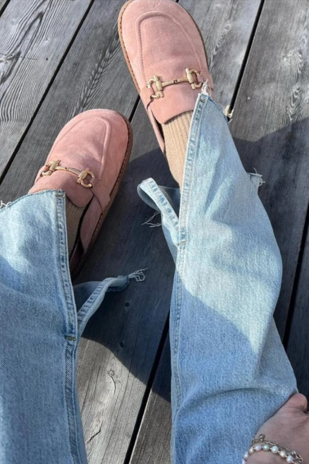 Copenhagen Shoes - Who I Am - Suede - 0300 Papaya Dolce Vita Penny Loafers