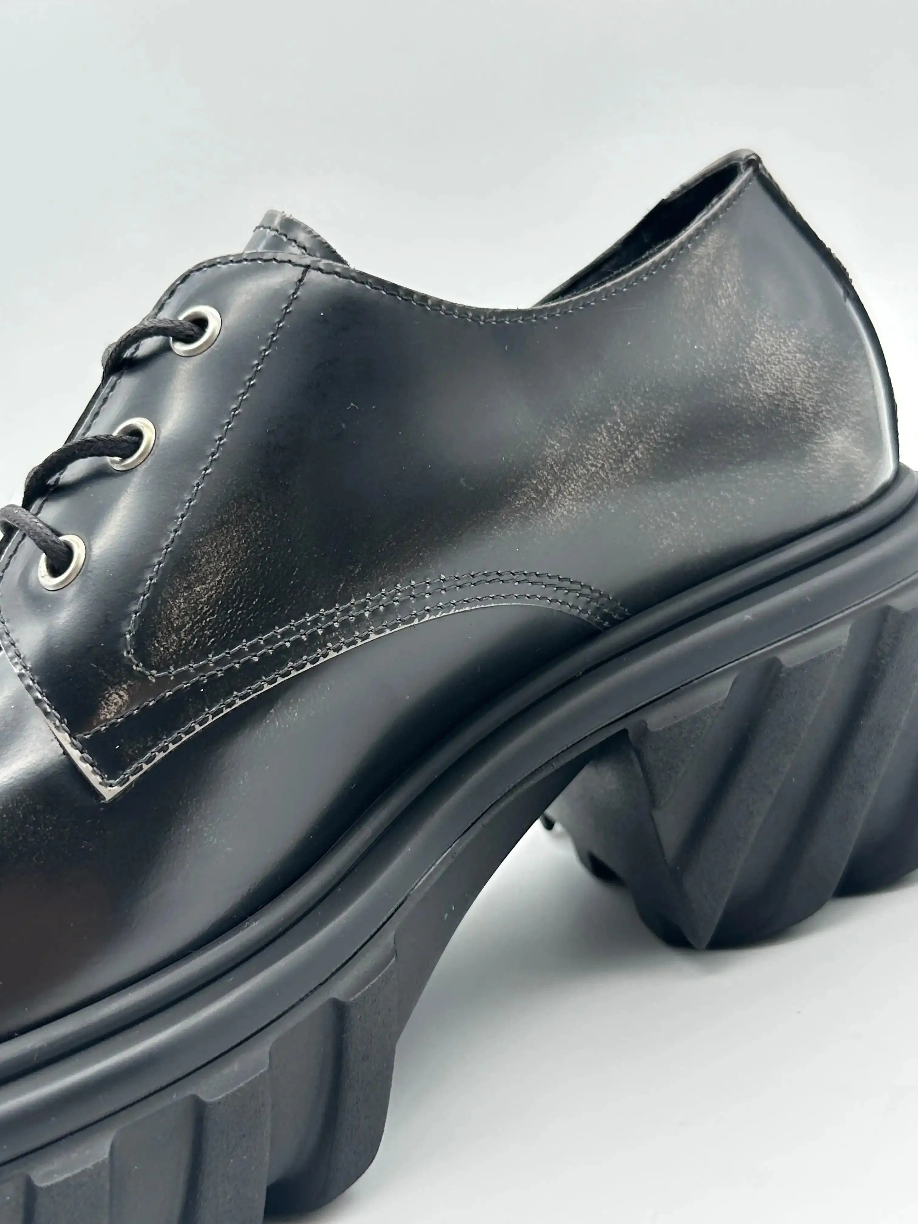 Lug Sole Horsebit Loafers Exploration Derby Anthracite