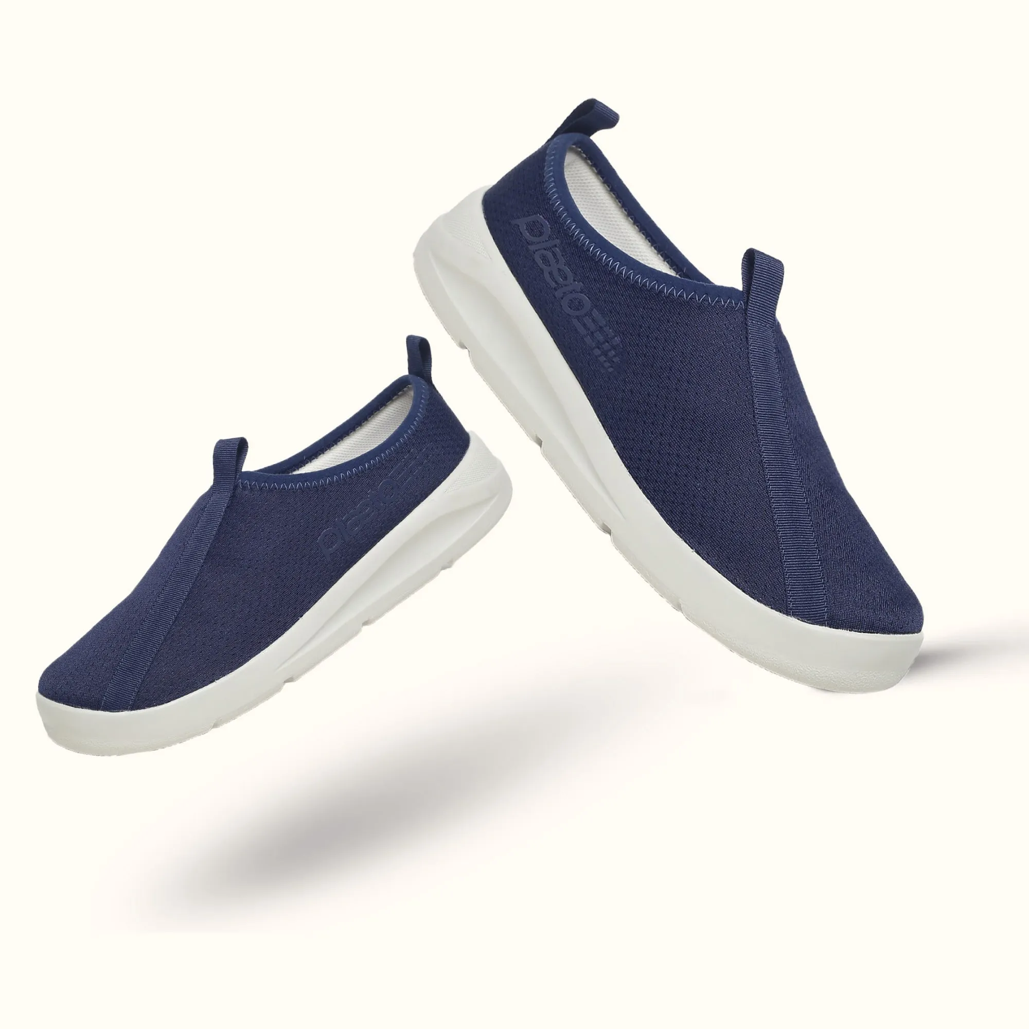 EZPlay Slip Ons for Men - Blue / Grey Ankle Boots Slip On
