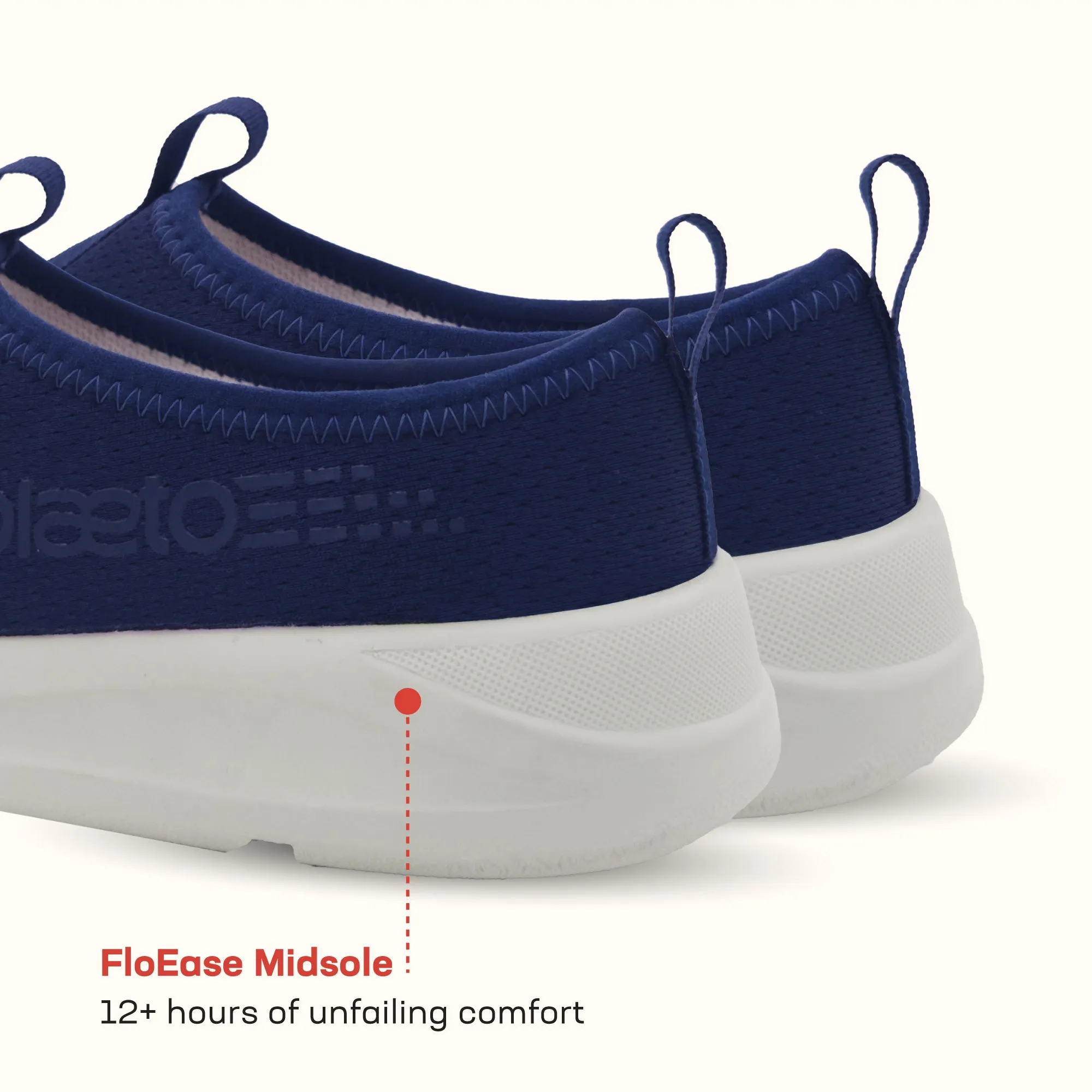 EZPlay Slip Ons for Men - Blue / Grey Wedding Shoes Slip On