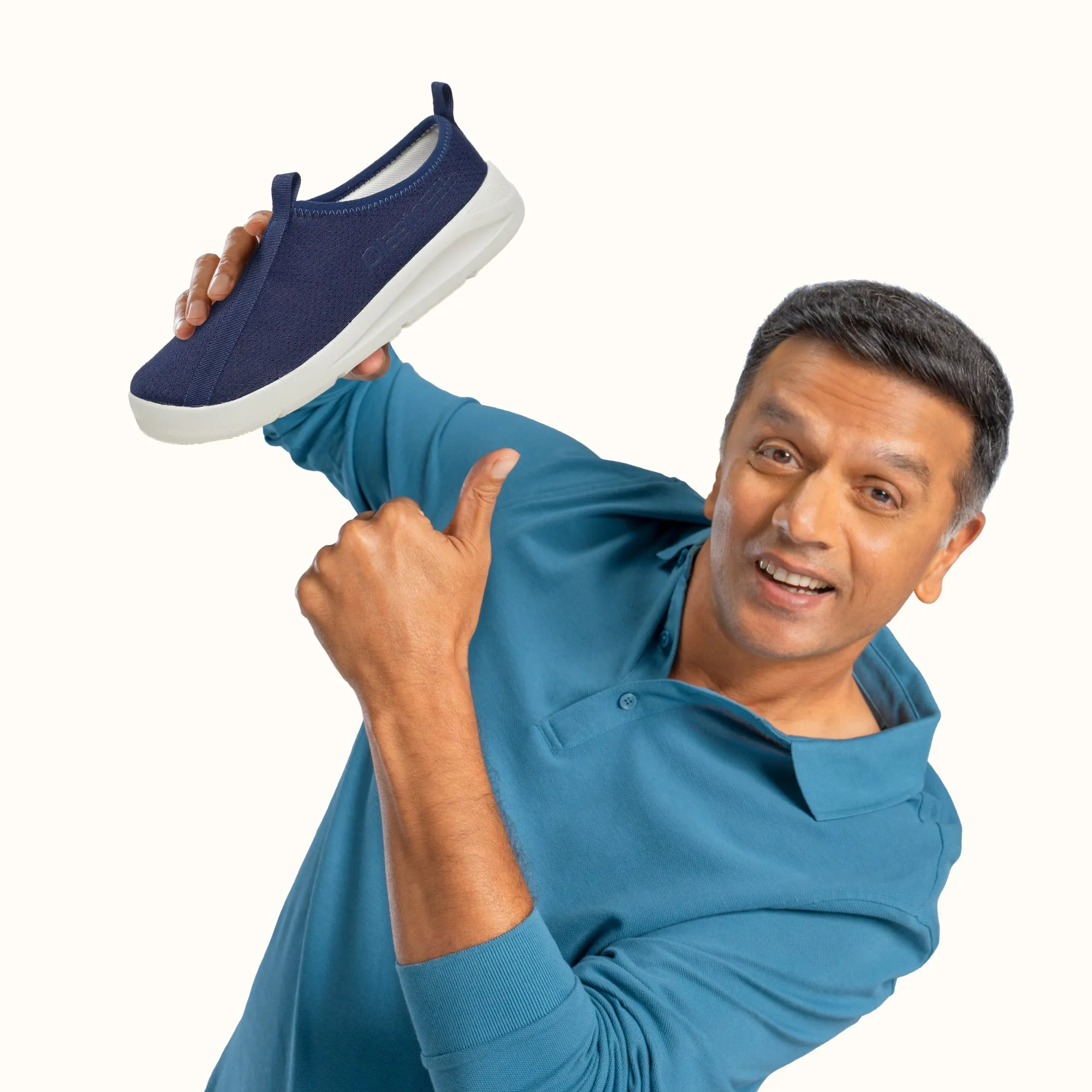 EZPlay Slip Ons for Men - Blue / Grey Slip Ons Loafers