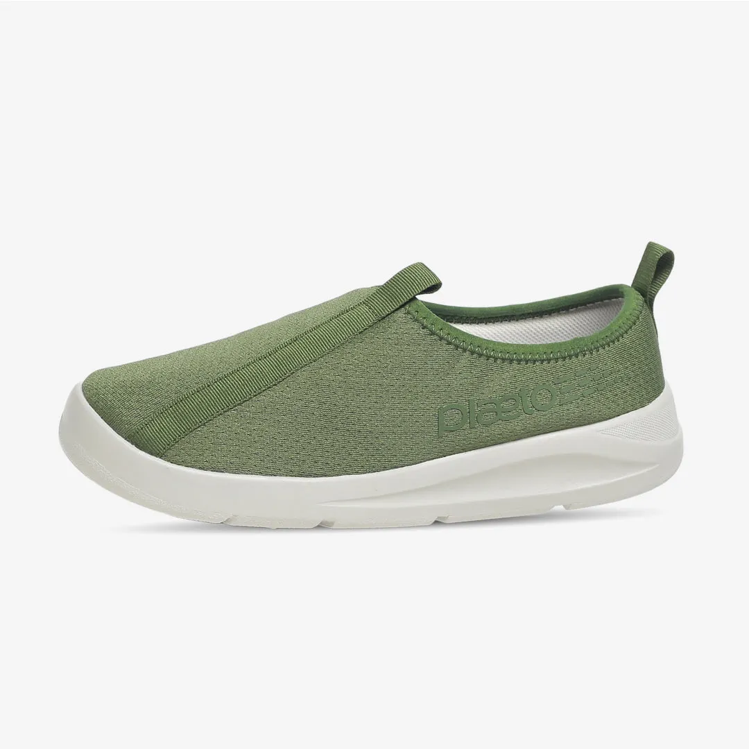 EZPlay Slip Ons for Men - Olive / Grey Slip Ons Wide
