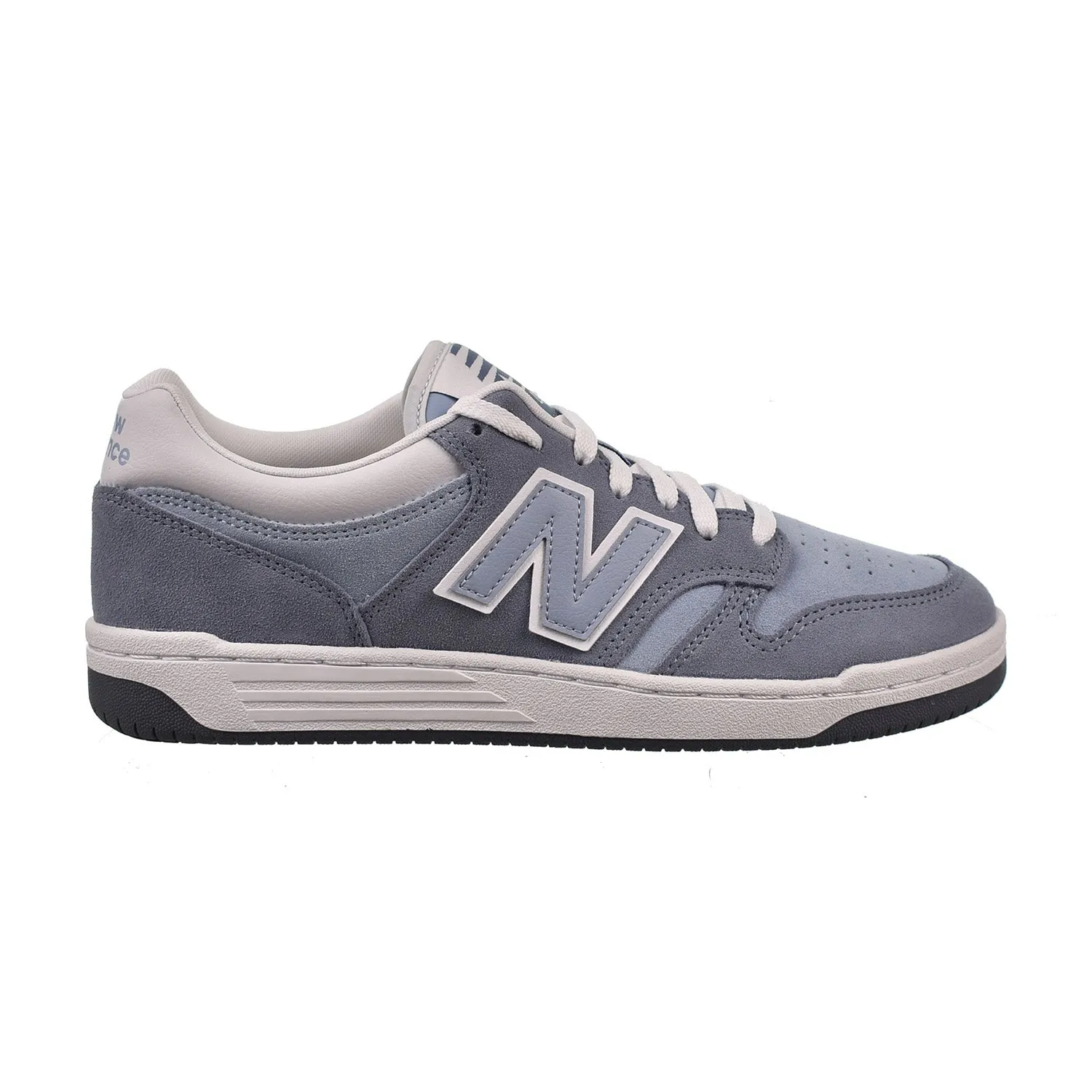 New Balance 480 Men's Shoes Grey New Balance Leather Sneaker