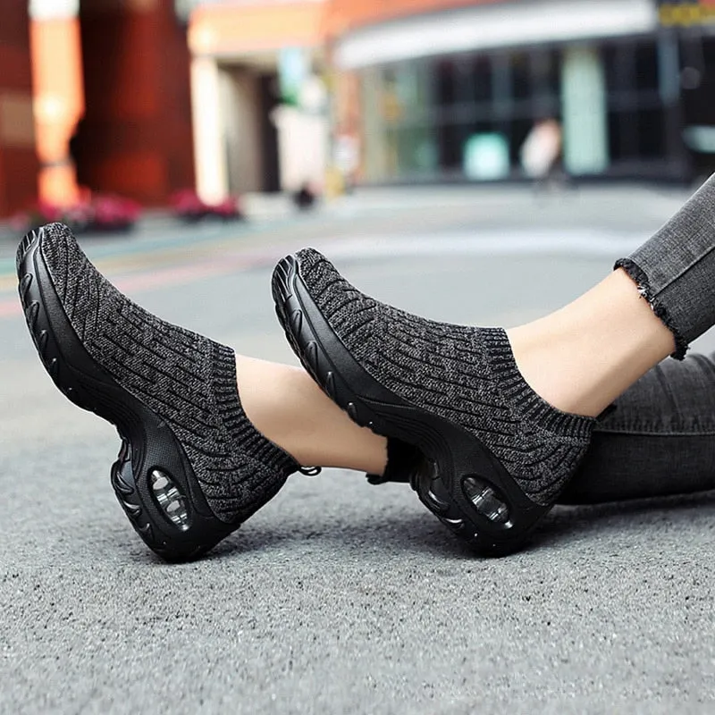 D&g Sneakers Fashion Breathable Mesh Casual Shoes Platform Sneakers