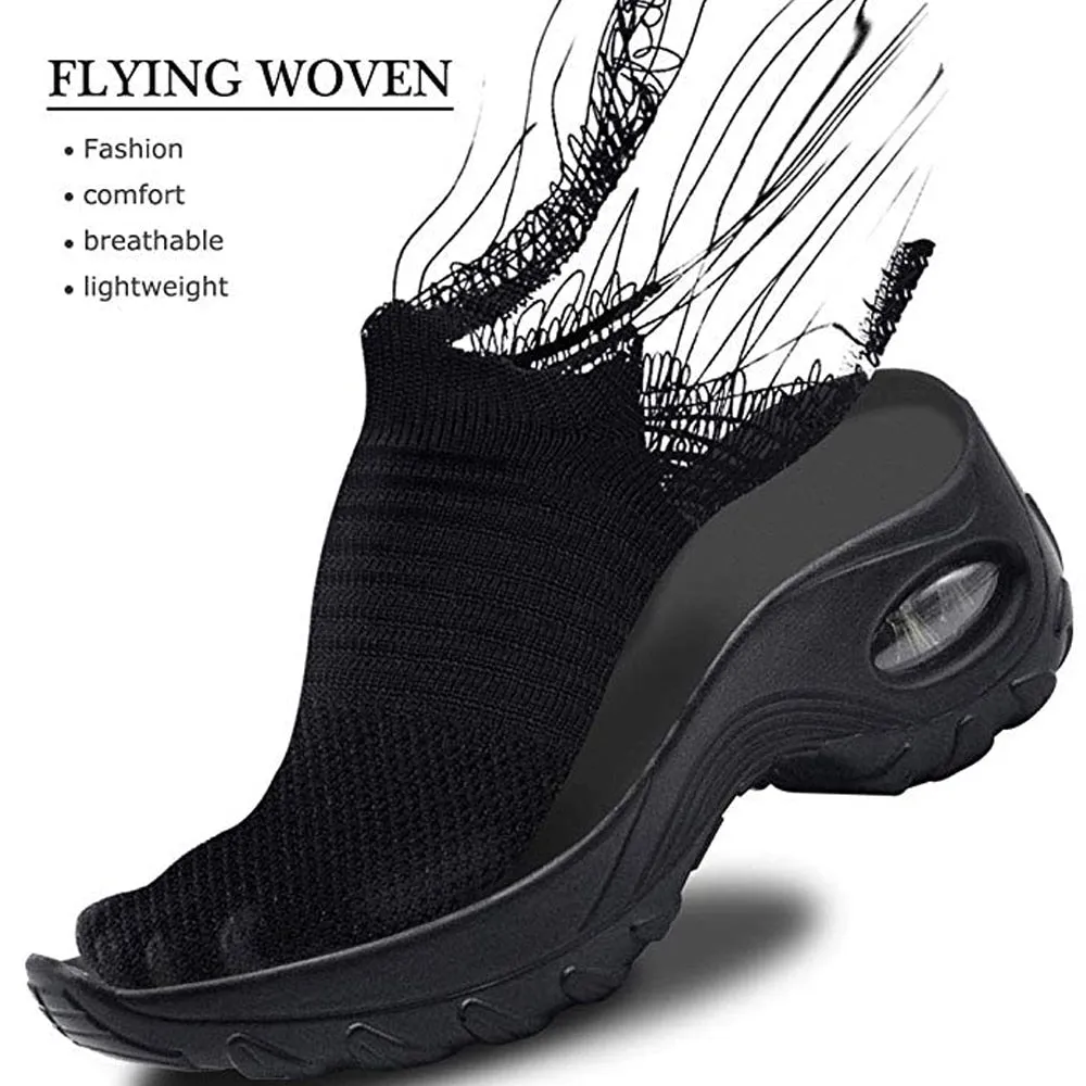 Recyclable Sneakers Fashion Breathable Mesh Casual Shoes Platform Sneakers