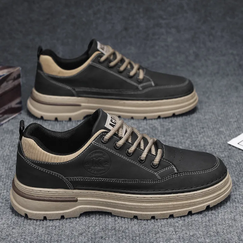 Best Pull On Work Boots For Concrete Fashion Personalized Work Clothes Climbing Board Shoes Men