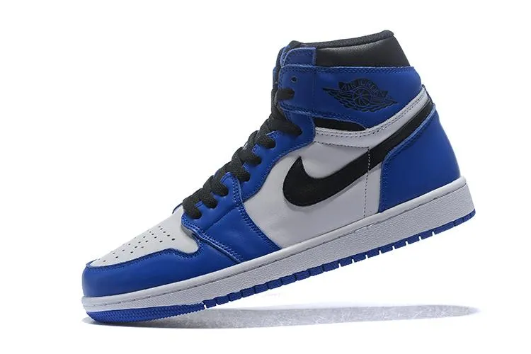 Asics Futsal Shoes Japan Nike Air Jordan 1 Retro High OG 'Game Royal' Blue White Black Sneaker Shoes Sale Men Size 7-12