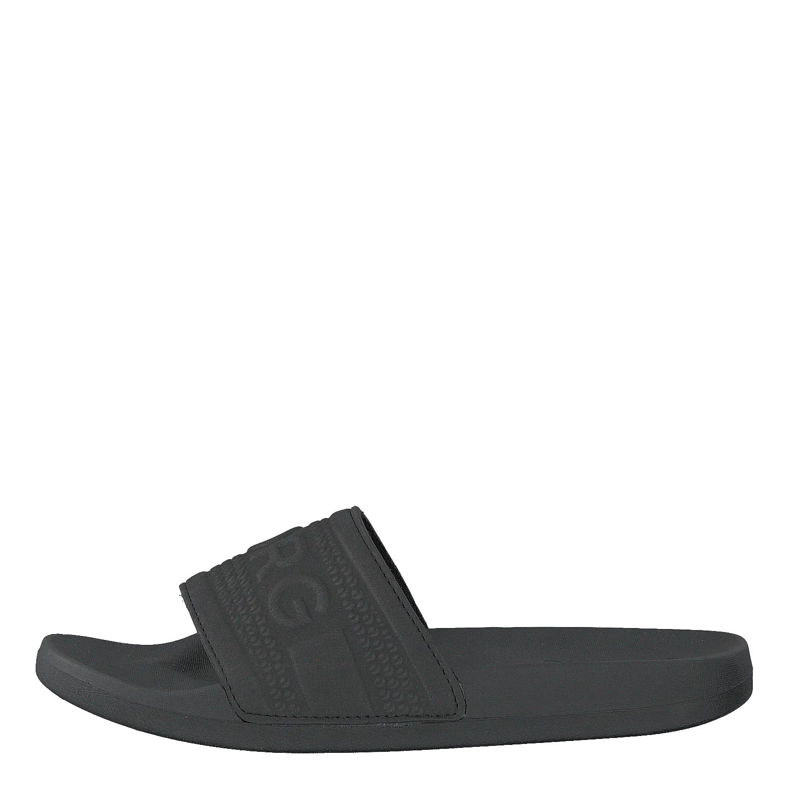 Romeo W Black Orthopedic Flip Flops Wide Width