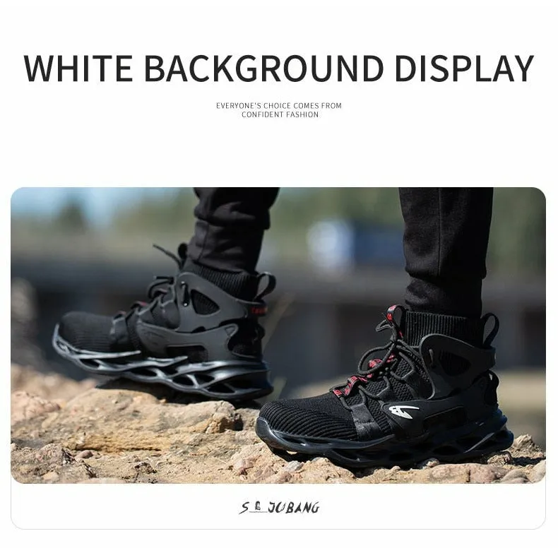 Performance Work Boots Male Work Boots Men Safety Shoes Steel Toe Work Sneakers Male