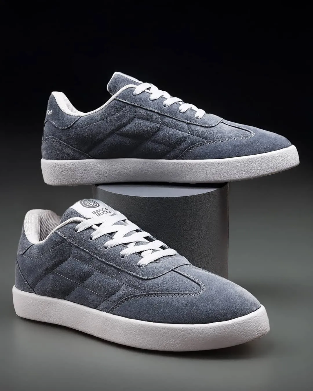 Bacca Bucci Fresco  Suede Low-Top Sneakers for the Urban Nomad Running Shoes With Flat Feet