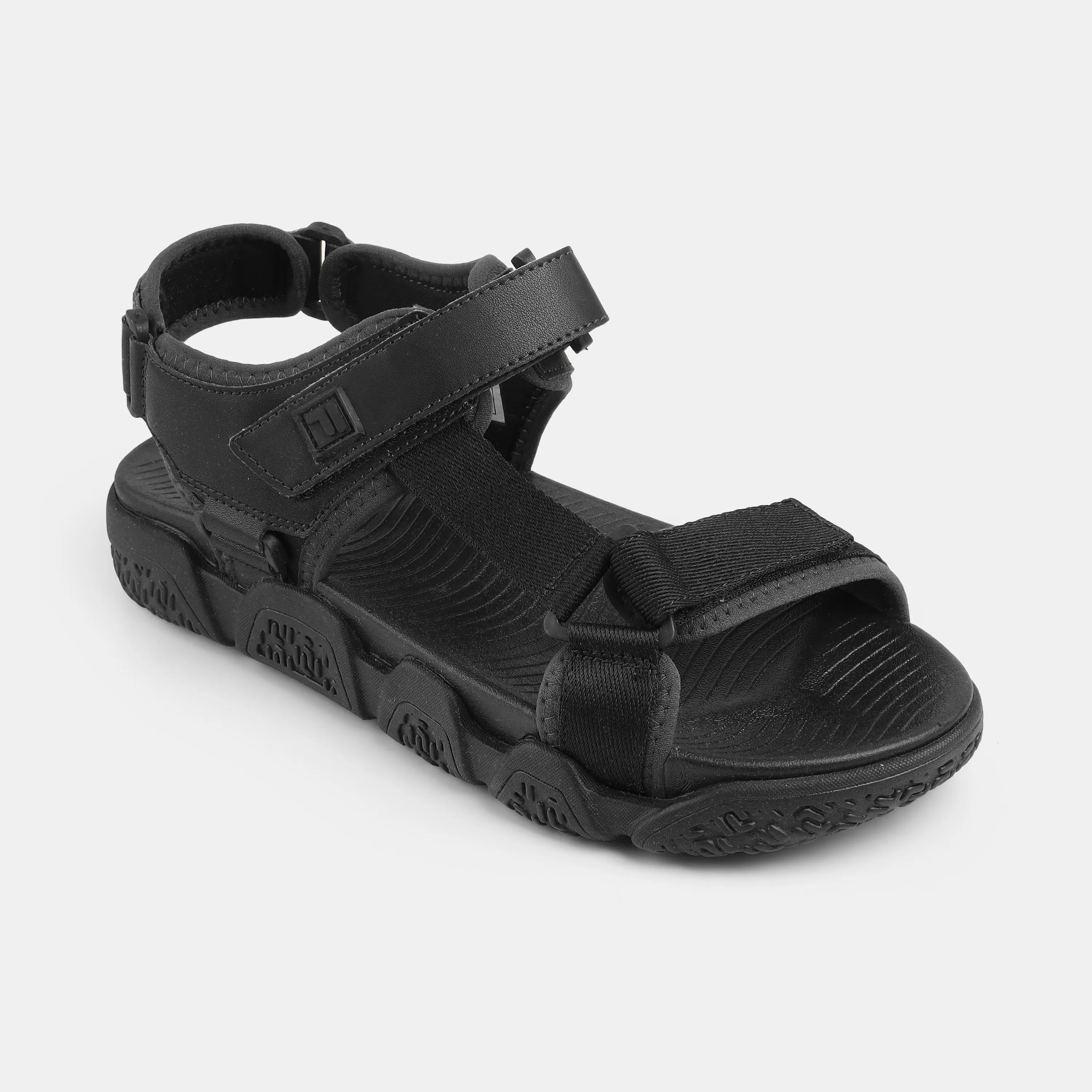 Fila Men Black Comoss Shoes A Emery Kinto Sandals